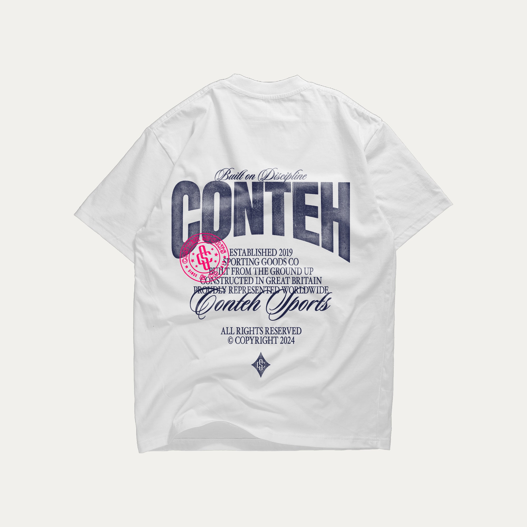 Built on Discipline T-Shirt - White