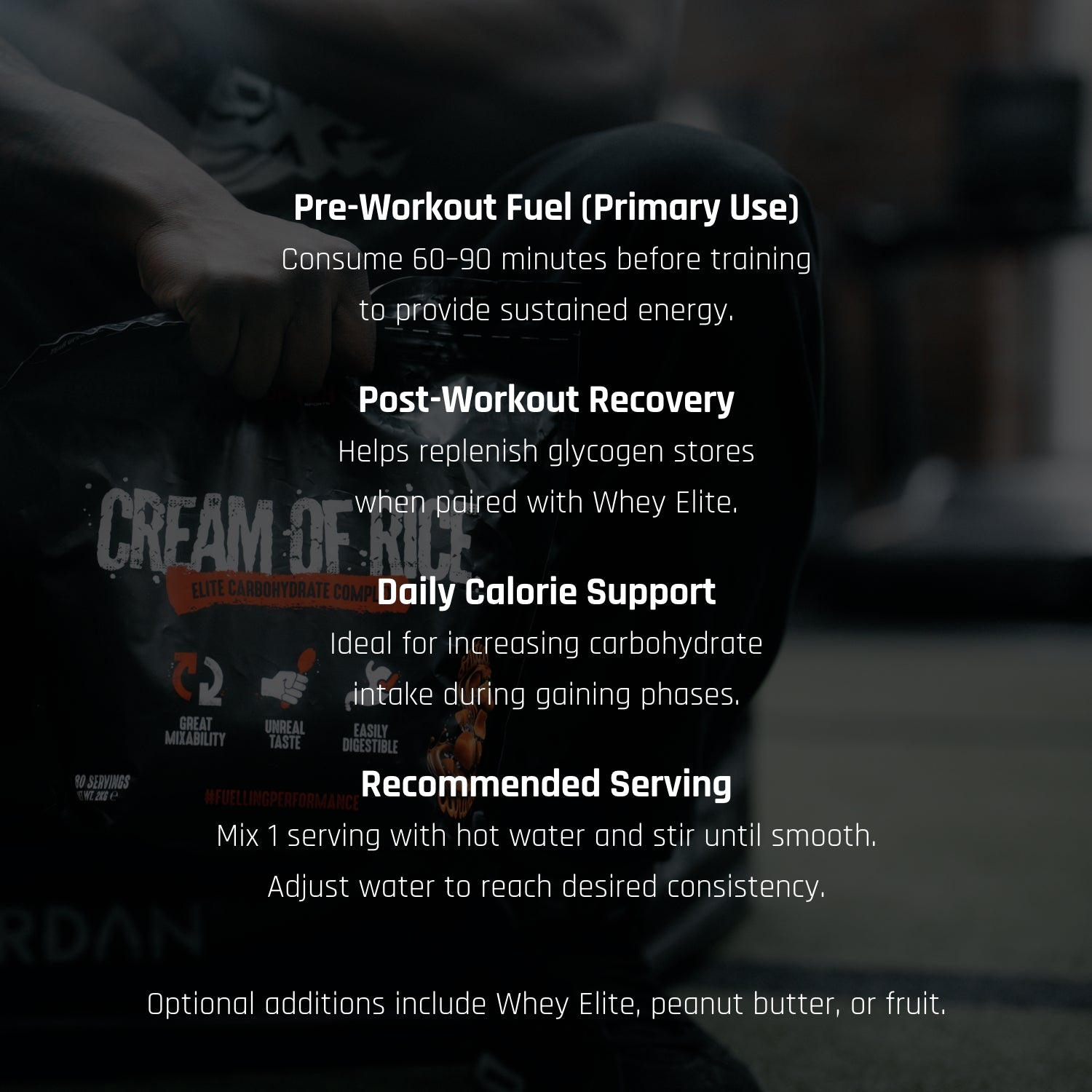 Cream of Rice - Elite Carbohydrate Complex
