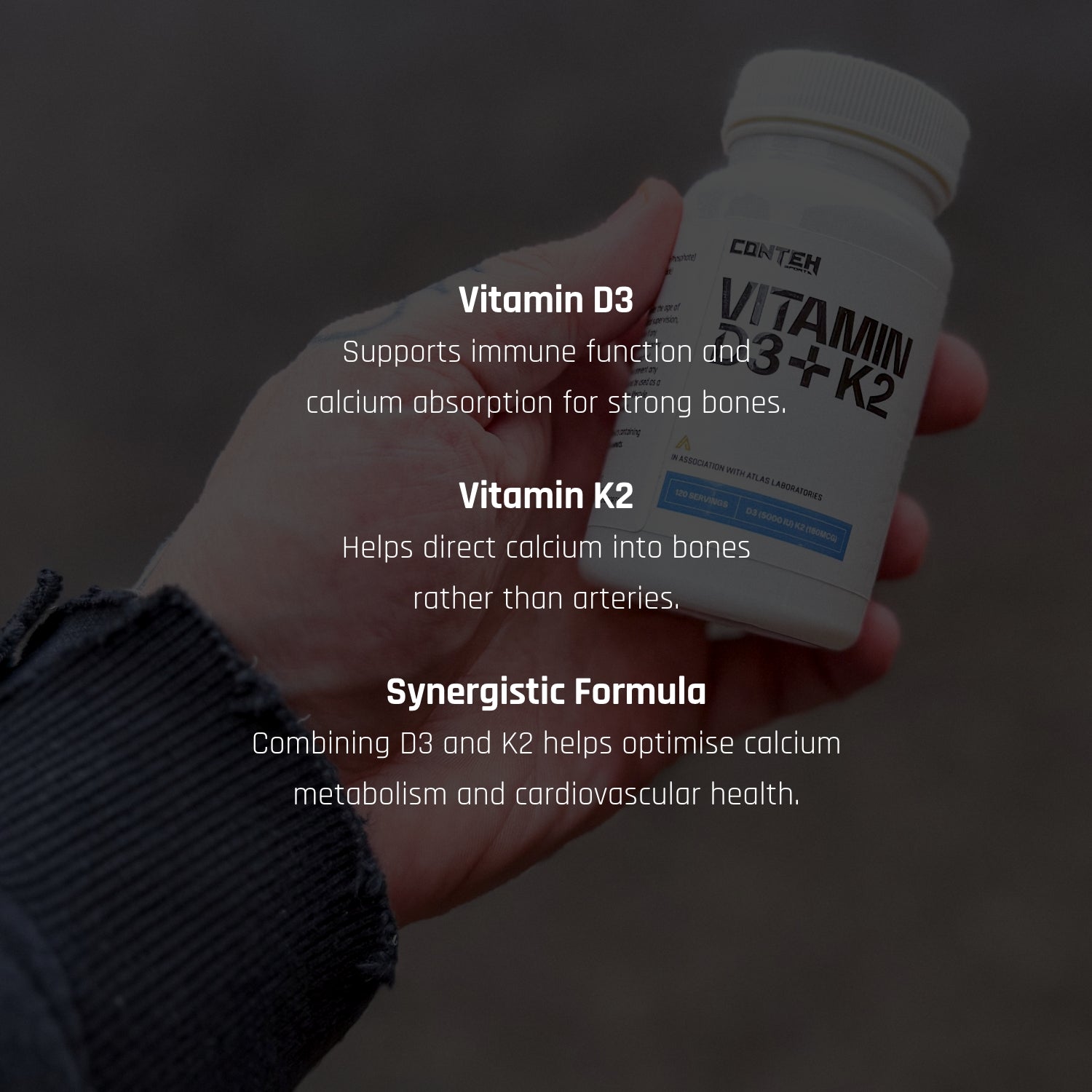 Vitamin D3+K2